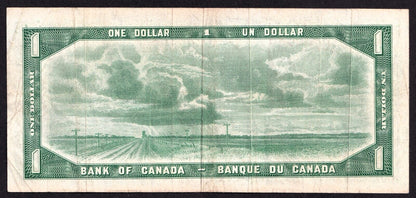 Canada 1954 $1 One Dollar Devils Face Banknote Beattie - Coyne K/A 6765297