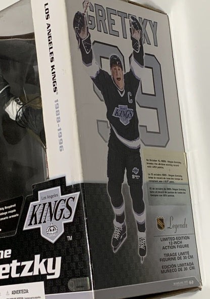 Mcfarlane NHL Legends 12" inch Wayne Gretzky Los Angeles Kings Black Jersey