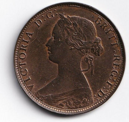 1864 Canada Nova Scotia Large Cent Absolutely Beautiful With Shiny Details AU+