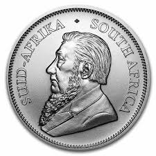 1 oz Silver Krugerrand – .999 Fine Silver Coin – South Africa (Random Year)