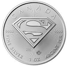 2016 1 oz RCM Superman “S” Silver Coin .9999 Silver