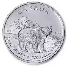 2011 1 oz Silver Bear – .999 Fine Bullion Round