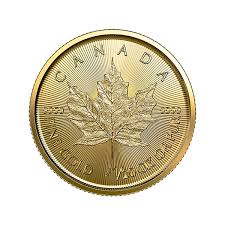 1/20 oz Gold Maple Leaf – .9999 Fine Gold – Canada (Random Year)