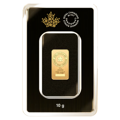 10 gram Gold Bar | Royal Canadian Mint Sealed - cscoinsnbanknotes