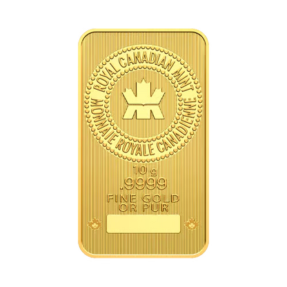 10 gram Gold Bar | Royal Canadian Mint Sealed - cscoinsnbanknotes