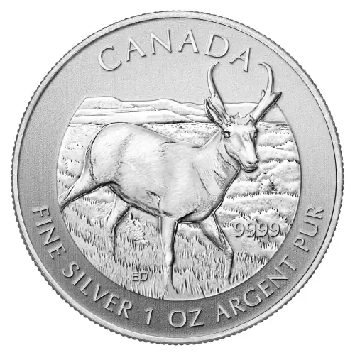 Canada 2013 .9999 1 oz Silver Antelope Round