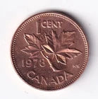 Canada 1978 1c One Small Cent Queen Elizabeth II MS - 65 Mint State - 65 #1