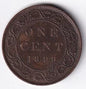 Canada 1899 1c One Large Cent Copper Coin Queen Victoria EF Extra Fine #8