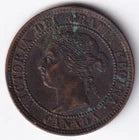Canada 1900 1c One Large Cent Copper Coin Queen Victoria #3