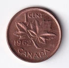 Canada 1962 1c One Small Cent Queen Elizabeth II Double #1