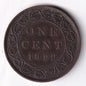 Canada 1899 1c One Large Cent Copper Coin Queen Victoria EF Extra Fine #7