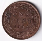 Canada 1902 1c One Large Cent Copper Coin King Edward VII MS-62 Mint State #1