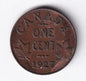 Canada 1927 1c One Small Cent King George V VF+ Very Fine+ #2