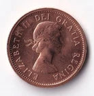 Canada 1963 1c One Small Cent Queen Elizabeth II Hanging "3" MS Mint State #2