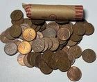 50x Canada 1 Cent Coins Mixed Dates Full Roll Of Pure Copper Canadian Pennies