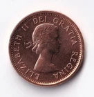 Canada 1963 1c One Small Cent Queen Elizabeth II Hanging "3" MS Mint State #3