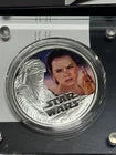 2016 Niue $2 Star Wars The Force Awakens Rey 1oz Fine Silver Coloured Coin - cscoinsnbanknotes