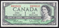 Canada 1954 $1 Banknote Nicer Grade & Signature XF+ - cscoinsnbanknotes