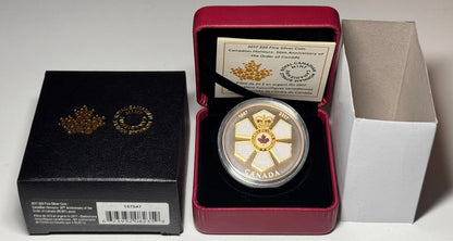 2017 Canada $20 Fine Silver Coin - 50th Ann Of The Order Of Canada