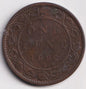 Canada 1882 H 1 Cent One Large Cent Coin Queen Victoria Obverse