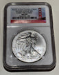 United States 2012-S American 1oz Silver Eagle NGC Graded MS-69