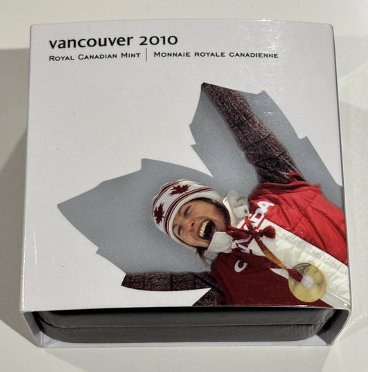 2008 Sterling Silver Lucky Loonie Coin Queen Elizabeth II 2010 Van Olympics RCM