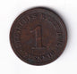Germany 1885A 1pf One Pfennig Copper Coin Emperor Wilhelm I Minted Berlin - cscoinsnbanknotes