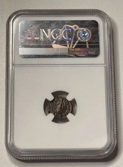 Valentinian II AE4 Nummus AD 375-392 NGC VF Late Empire The Dominate Coin