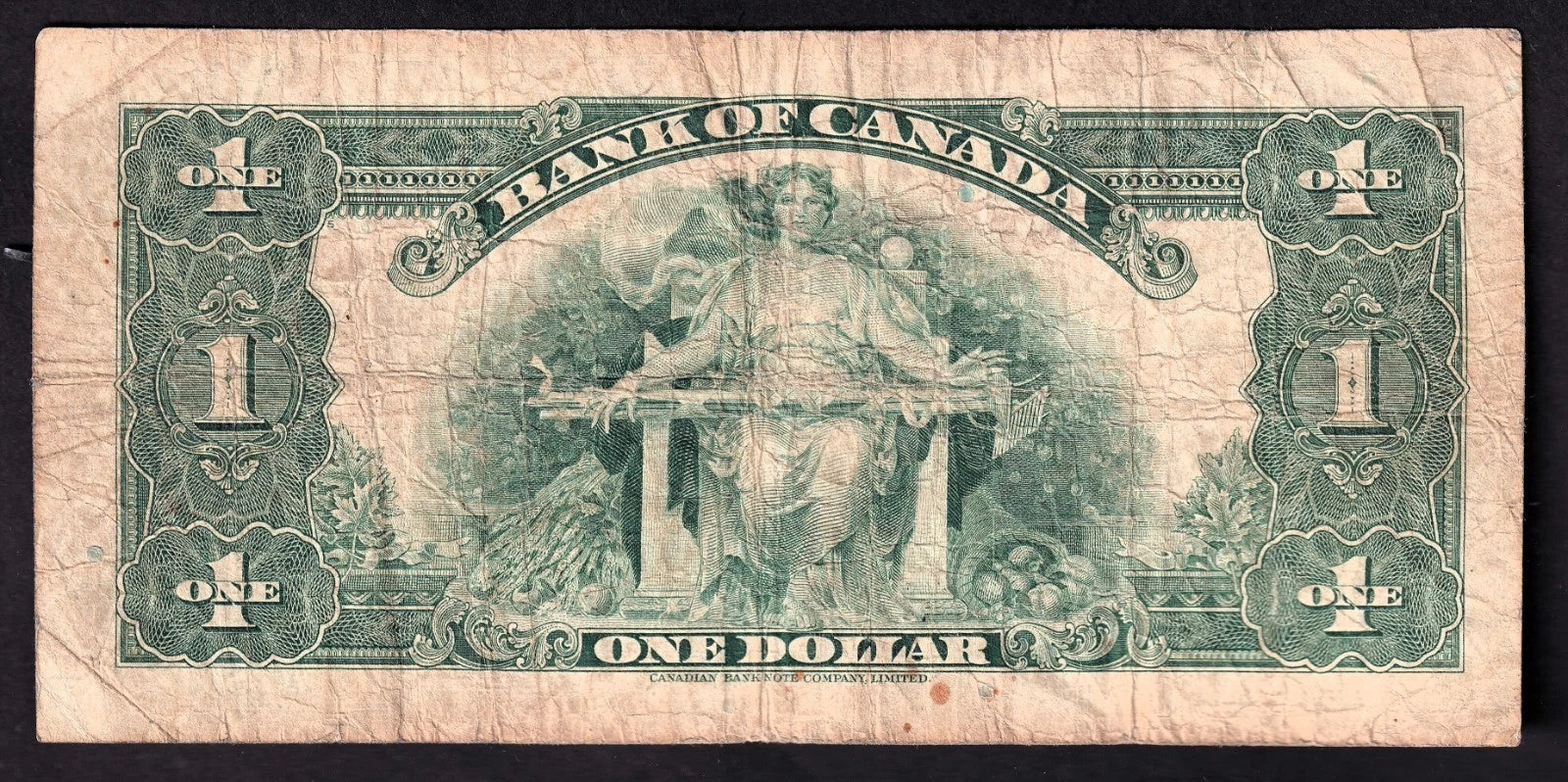 Bank Of Canada 1935 $1 One Dollar Banknote Osbourne - Towers VG - cscoinsnbanknotes