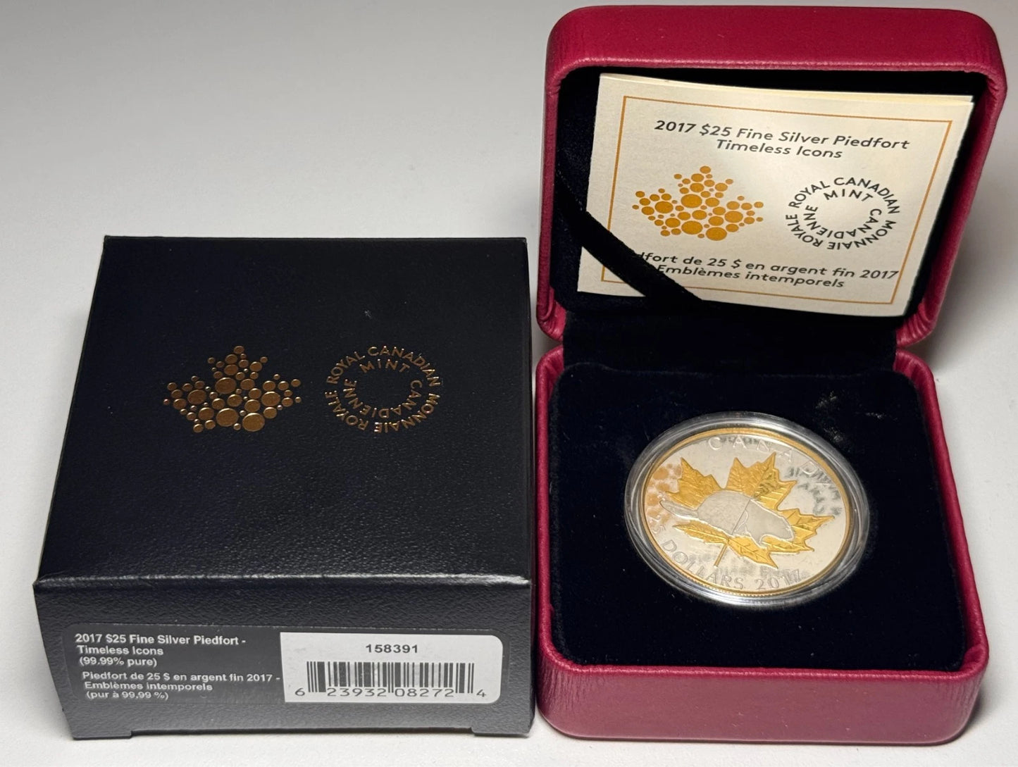 2017 Canada $25 Timeless Icons: Beaver - Pure Silver