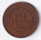 Australia 1923 1c One Cent Bronze Penny King George V - cscoinsnbanknotes