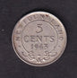 NFLD Newfoundland 1943 5c Five Cent Silver Coin King George VI .925 Silver #1 - cscoinsnbanknotes