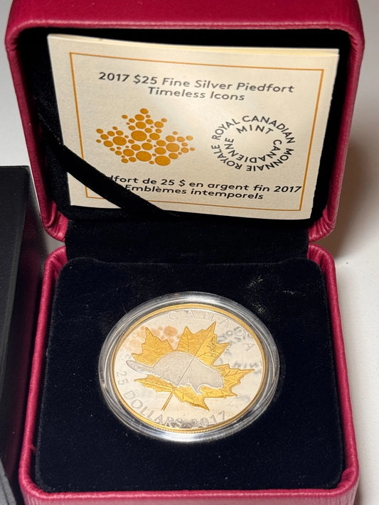 2017 Canada $25 Timeless Icons: Beaver - Pure Silver