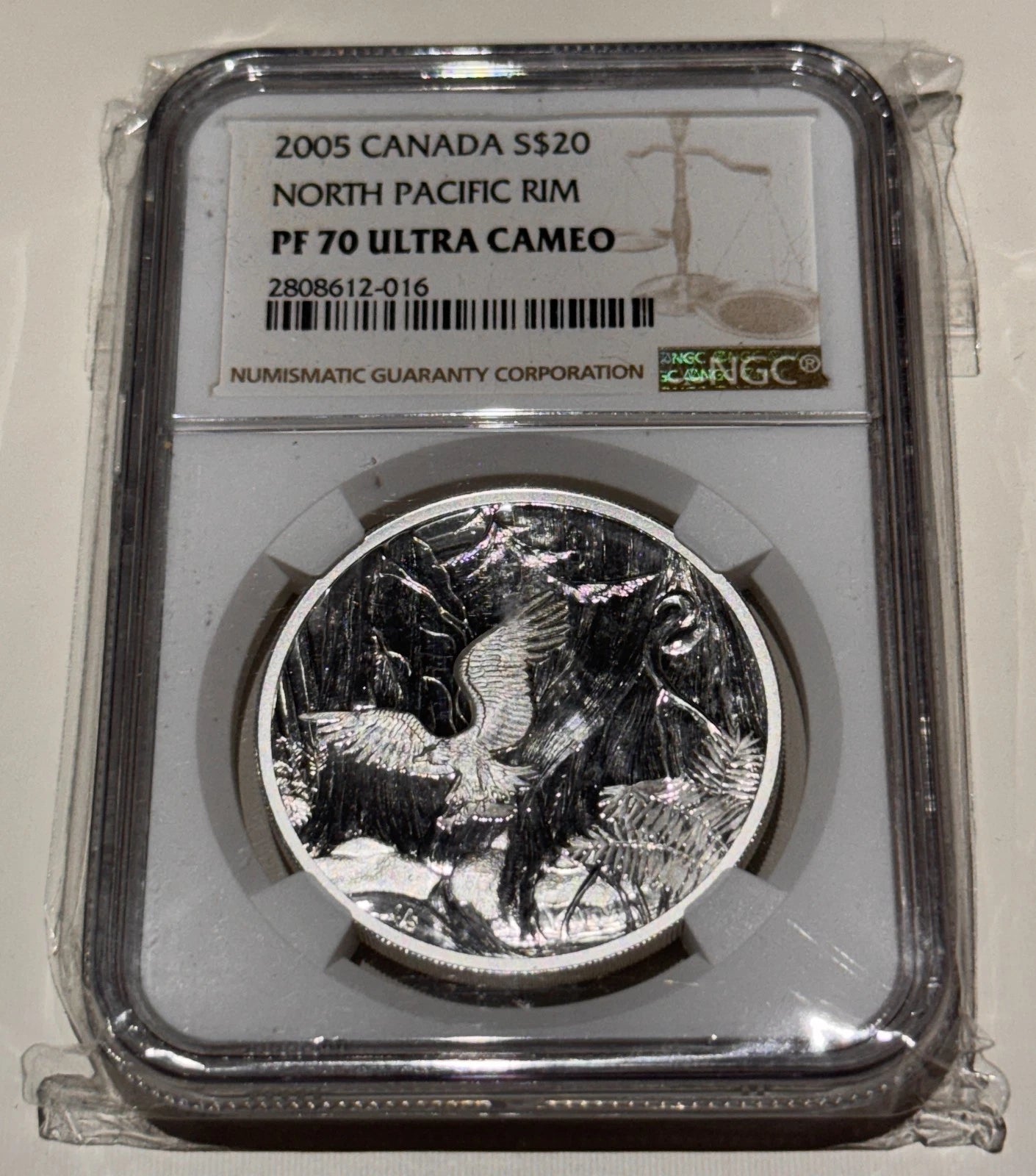 2005 Canada $20 North Pacific Rim NGC PF70 Ultra Cameo – Perfect Grade