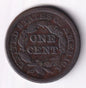 USA United States 1845 1c One Braided Hair Large Cent VG Very Good - cscoinsnbanknotes