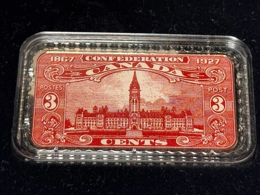 2018 Canada $20 Fine Silver Coin - Historical Stamps Parliament Building 1927