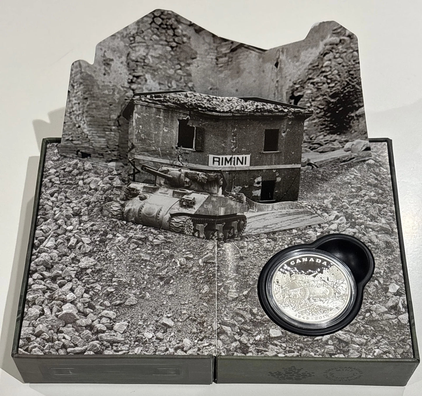 Canada RCM The Second World War: The Italian Campaign Fine Silver $20 Coin