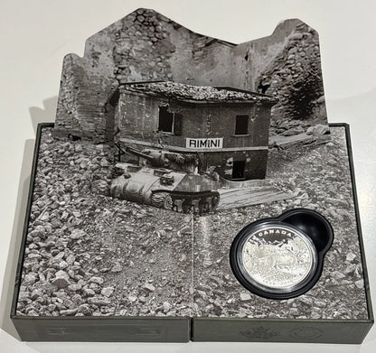 Canada RCM The Second World War: The Italian Campaign Fine Silver $20 Coin