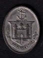 1837 Scottish Communion Token – ‘LL D.G.’ Inscription – Castle and Anchor Design - cscoinsnbanknotes