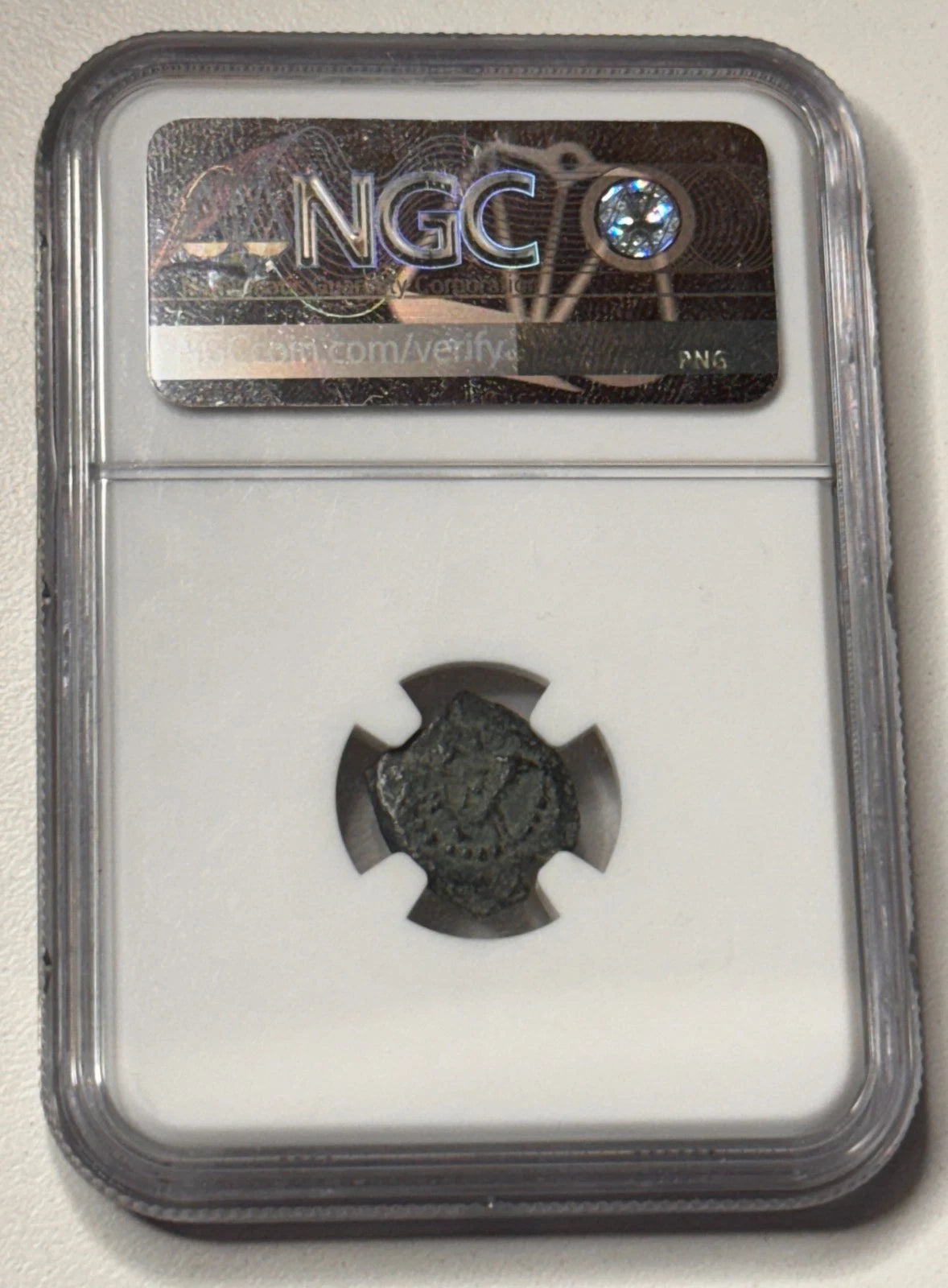 Judaea Herod I AE Prutah 40-4 BC NGC Certified Biblical “Widow’s Mite” Coin