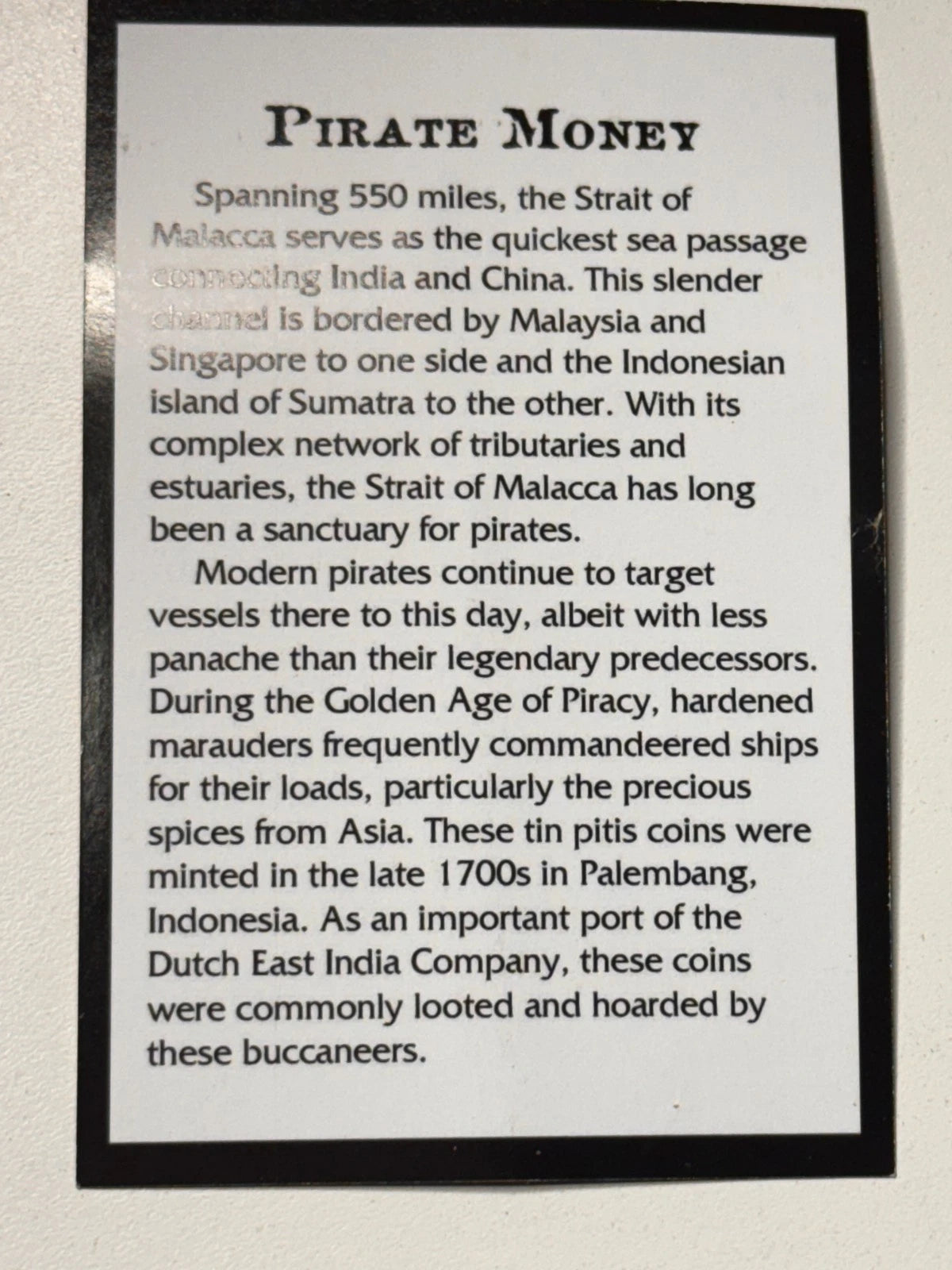 Indonesia Palembang Pitis AH1658-1805 NGC Pirate Money Genuine Coin