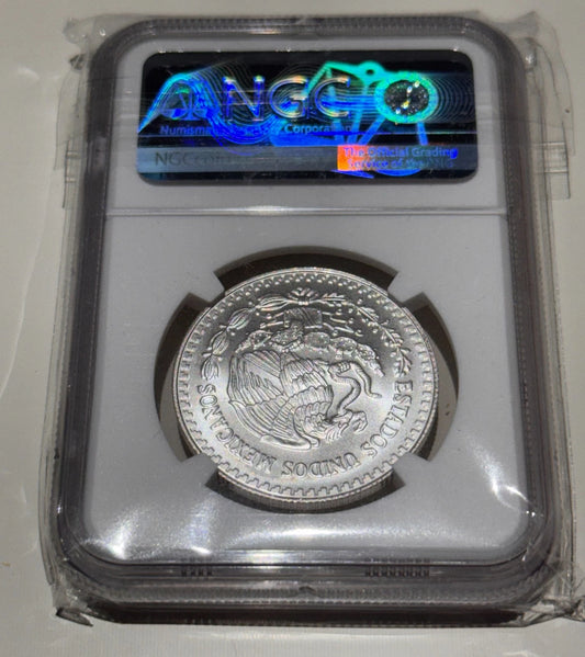 2018 Mexico MO First Releases 1/2 .9999 Silver Libertad Graded NGC MS-70 Perfect