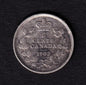 Canada 1902H 5c Five Cent Silver Coin King Edward VII F Fine .925