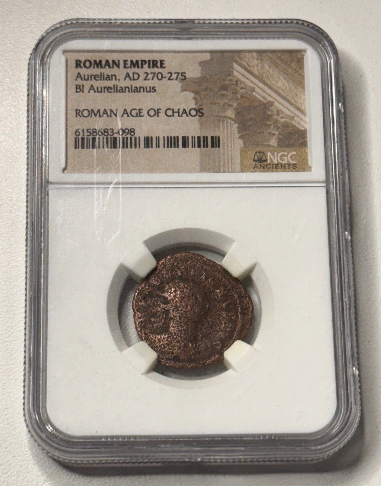 Ancient Roman Coin 270-275AD Emperor Aurelian Antoninianus Aurelianus NGC