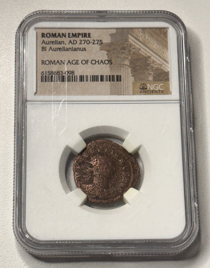 Ancient Roman Coin 270-275AD Emperor Aurelian Antoninianus Aurelianus NGC