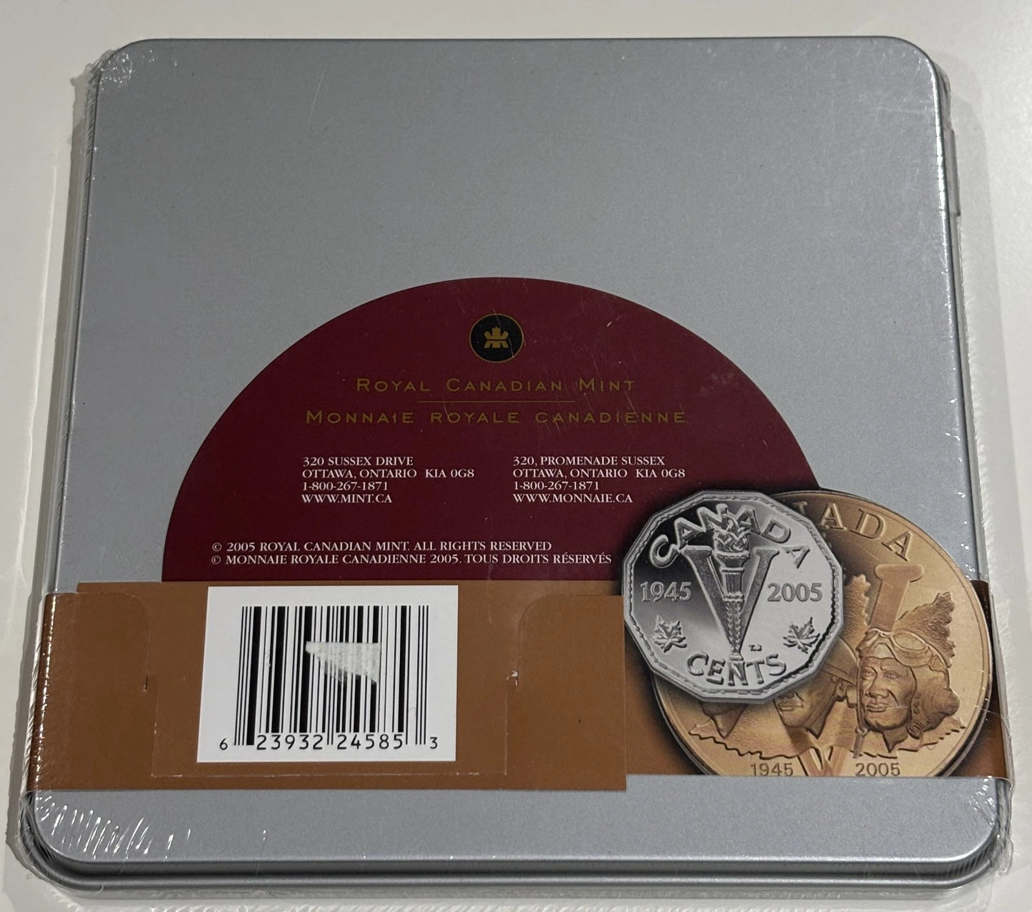 Canada RCM 60th Anniversary Victory In Europe King George VI Rare Original Seal