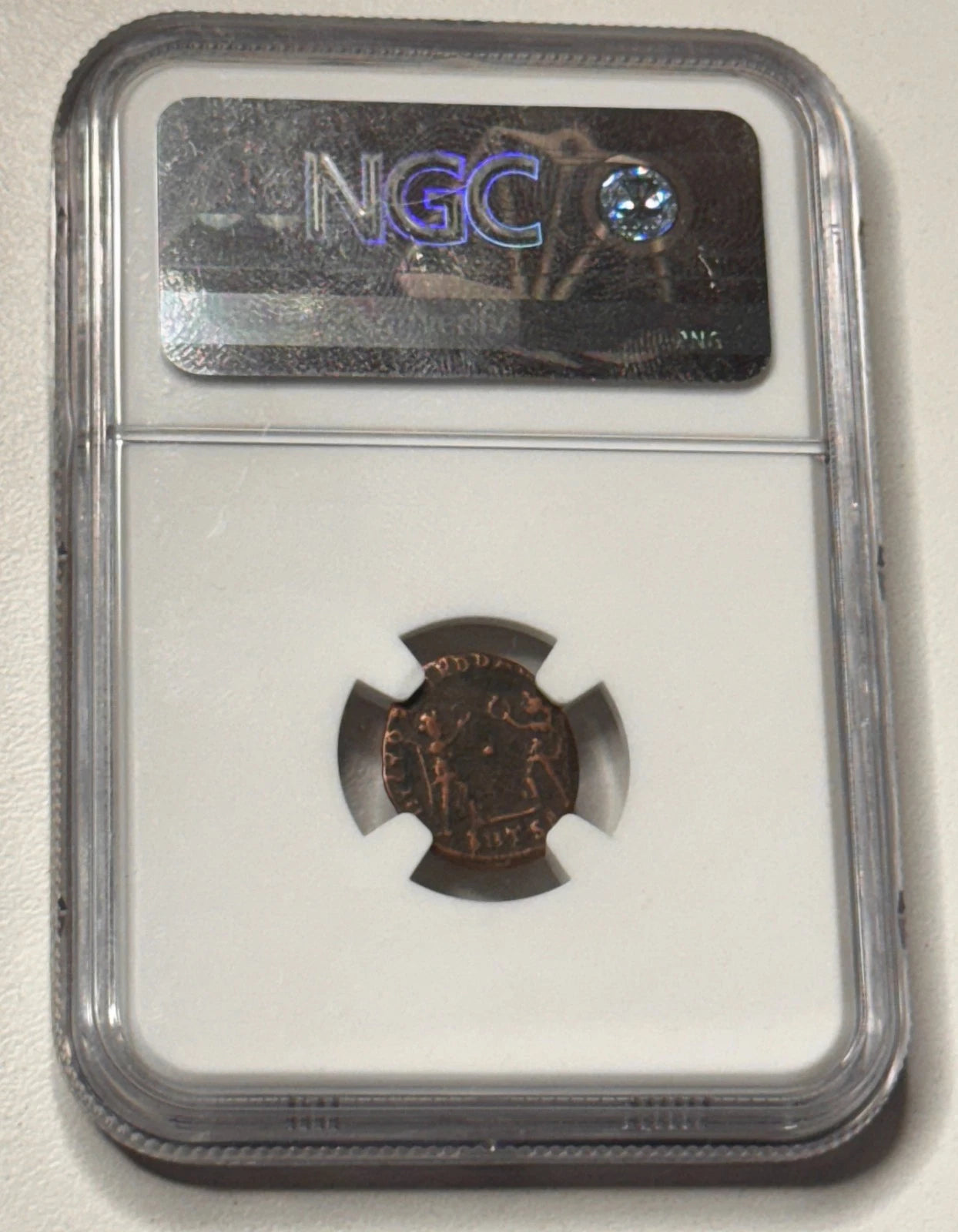 Constans AE4 BI Nummus AD 337-350 NGC Ancient Roman Empire House of Constantine