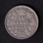Canada 1901 10c Ten Cent Silver Coin Queen Victoria Very Good .925 Silver