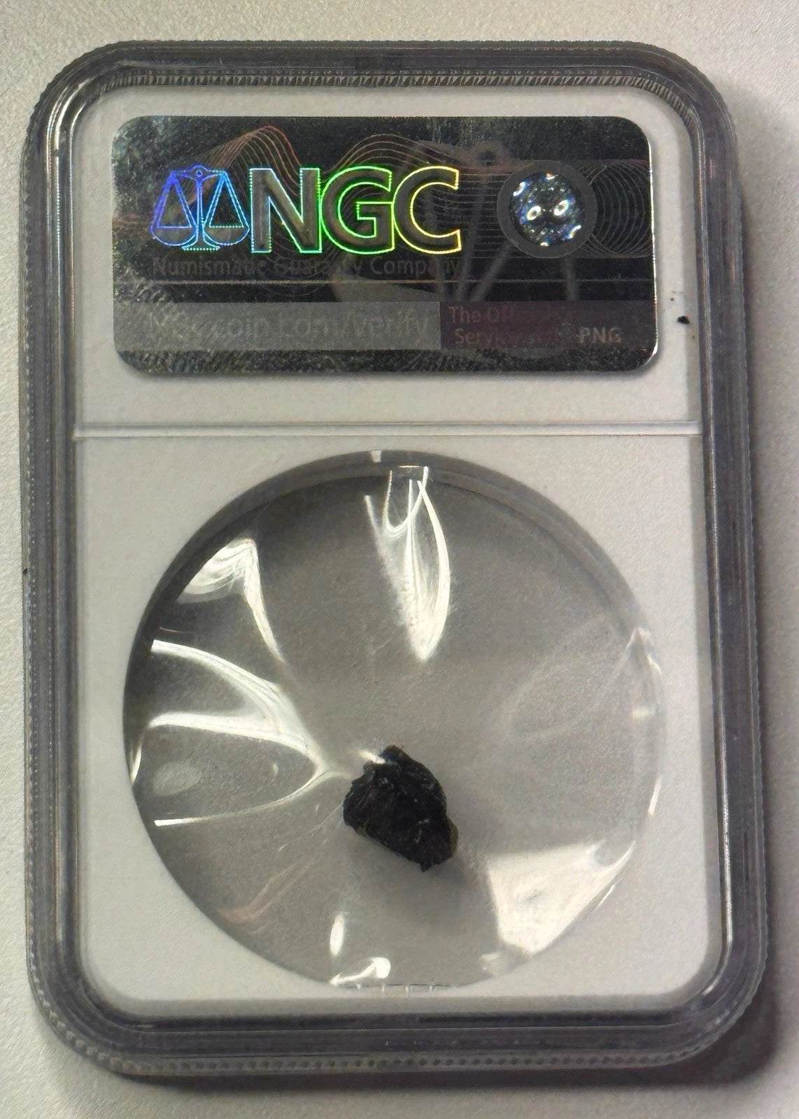 Coal Recovered from the RMS Titanic Sunken Relics NGC Certified Shipwreck Piece