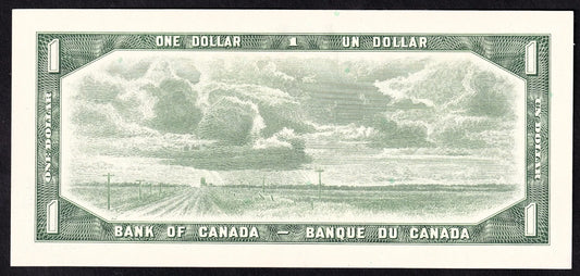 Canada 1954 $1 Banknote Nicer Grade & Signature XF+ - cscoinsnbanknotes